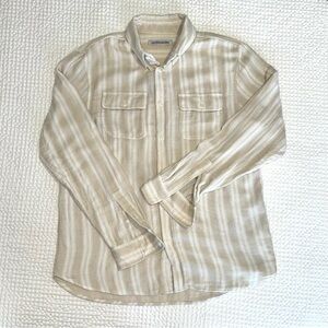 Outerknown Slow Down Shirt - UNIQUE Double Gauze - Men’s Medium. Never released!